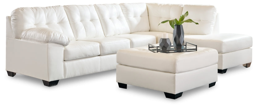 Donlen 2-Piece Sectional with Ottoman - PKG013152 - furniture place usa