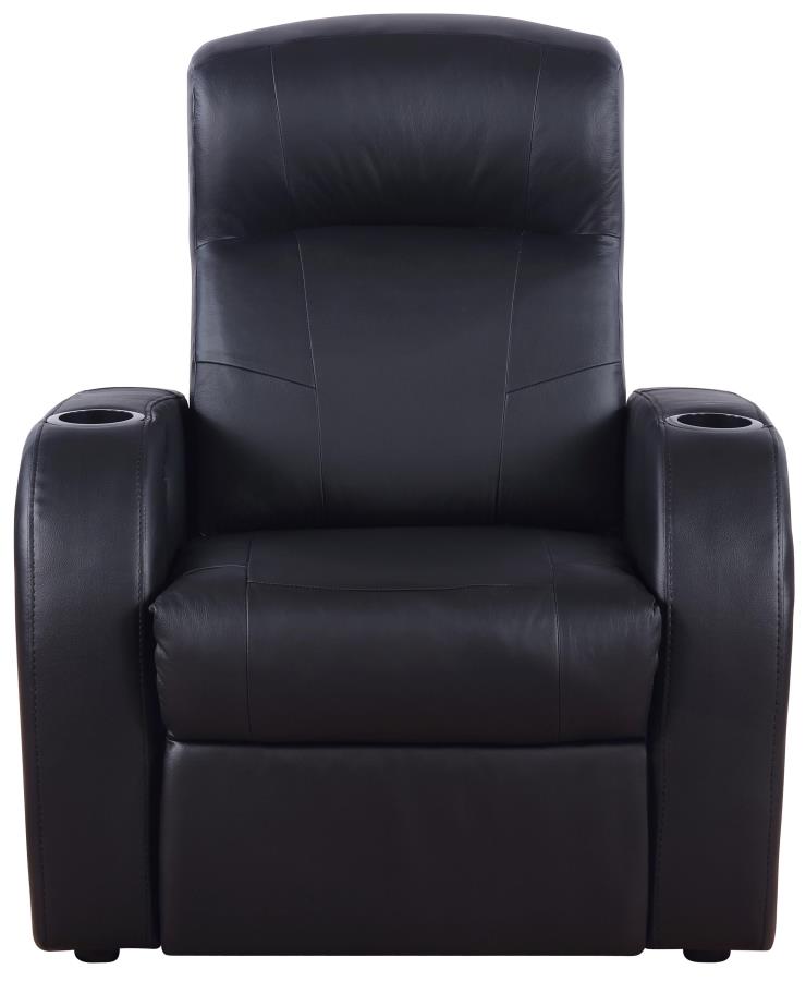 Cyrus Black 5 Pc Theater Seating (3r) - furniture place usa