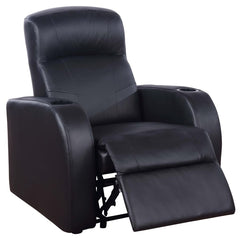 Cyrus Black 3 Pc Theater Seating (3r) - furniture place usa