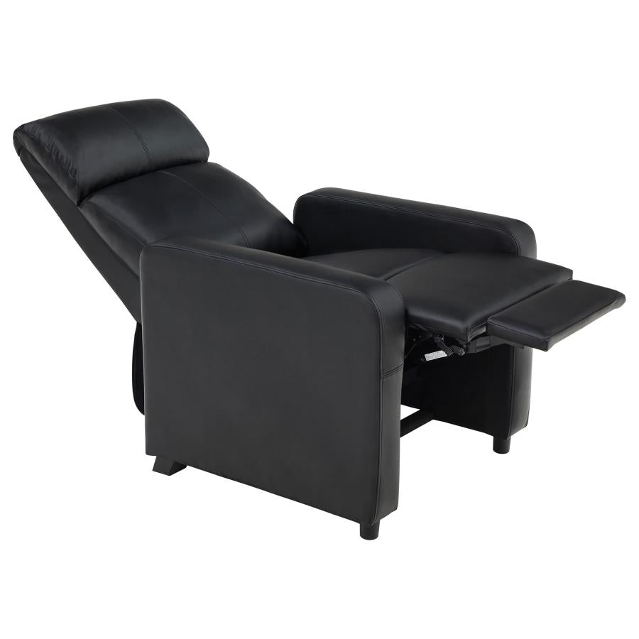 Toohey Black 3 Pc Theater Seating (3r) - furniture place usa