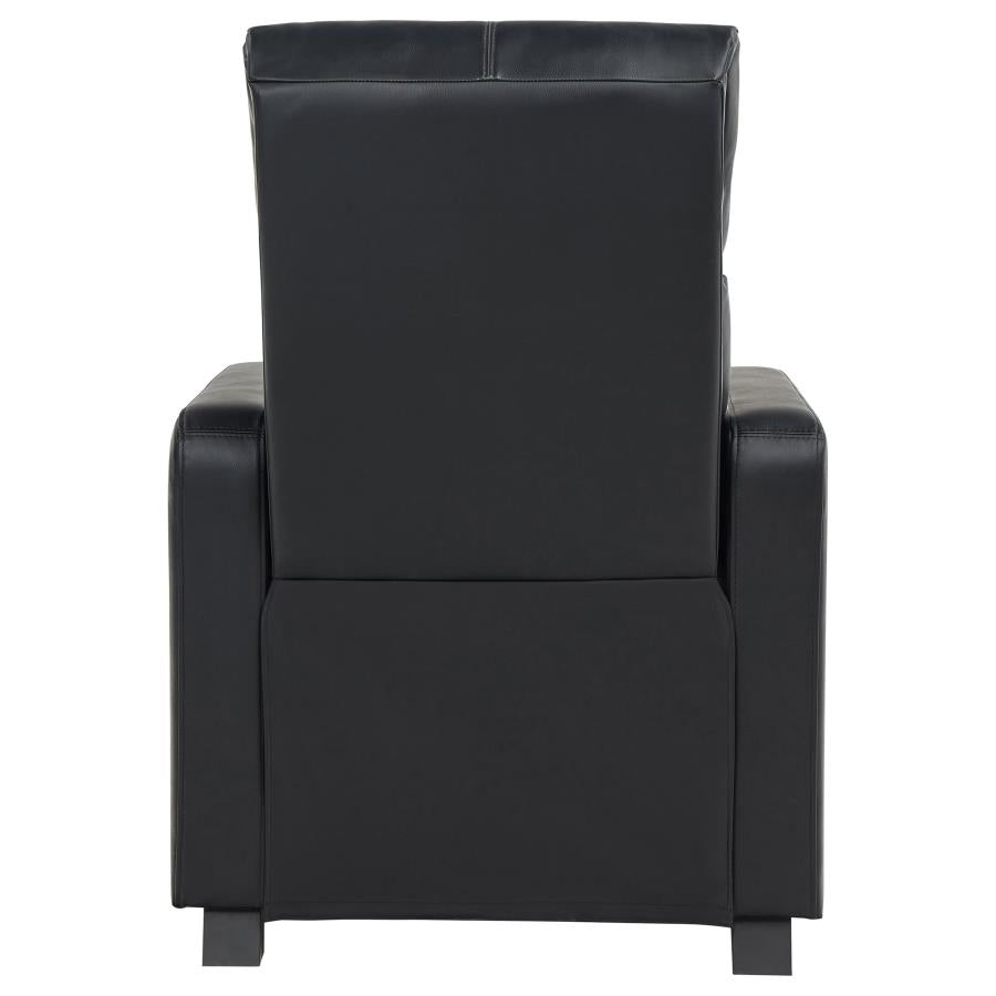 Toohey Black 3 Pc Theater Seating (3r) - furniture place usa