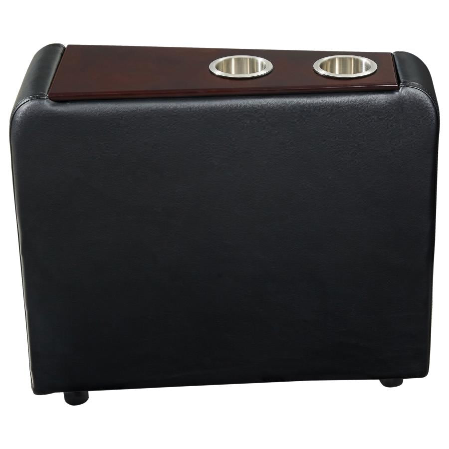 Toohey Black 9 Pc Theater Seating (5r) - furniture place usa