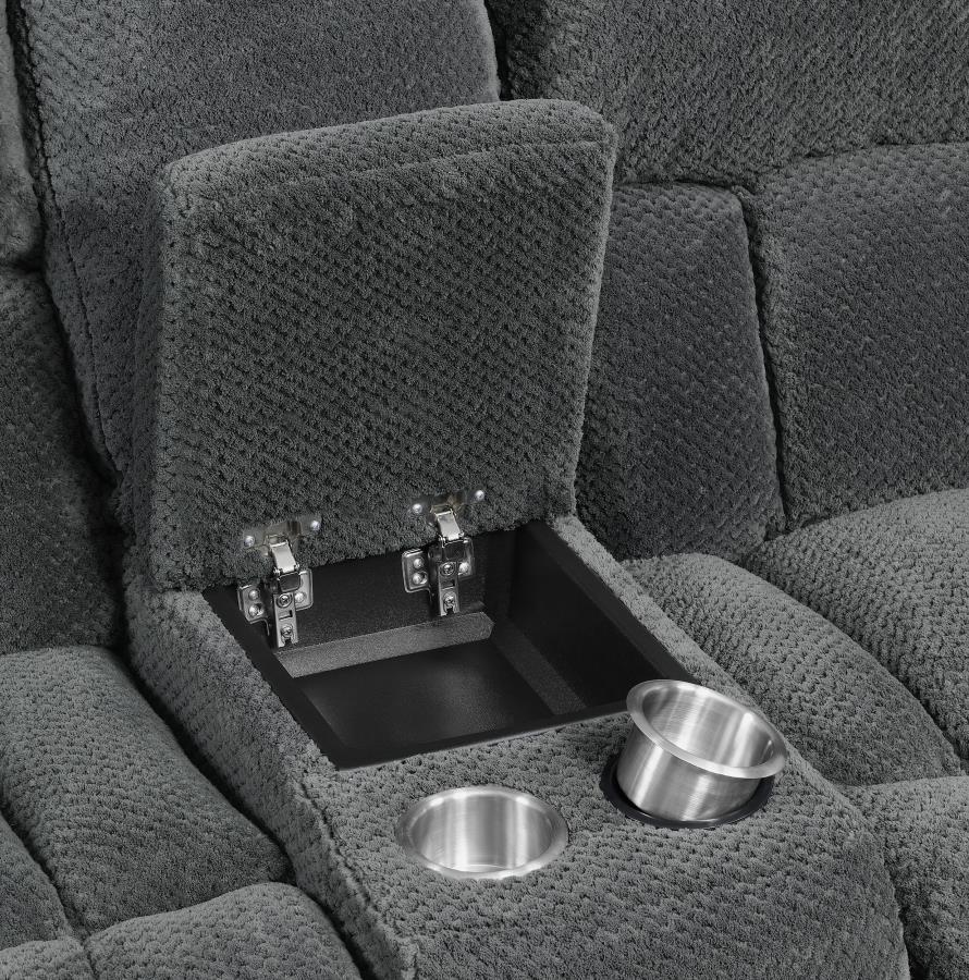 Weissman Grey 2 Pc Motion Sofa Set - furniture place usa