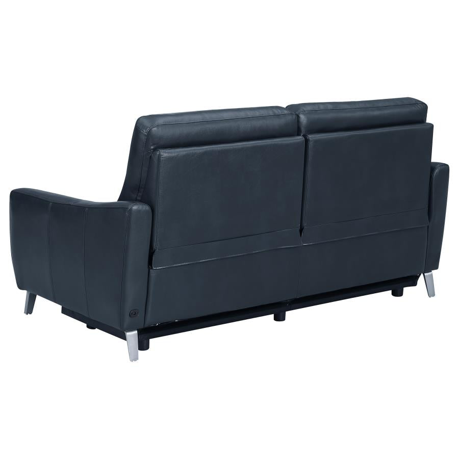 Derek Blue 2 Pc Power Sofa Set - furniture place usa