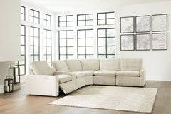 Hartsdale 6-Piece Reclining Sectional with Console - furniture place usa