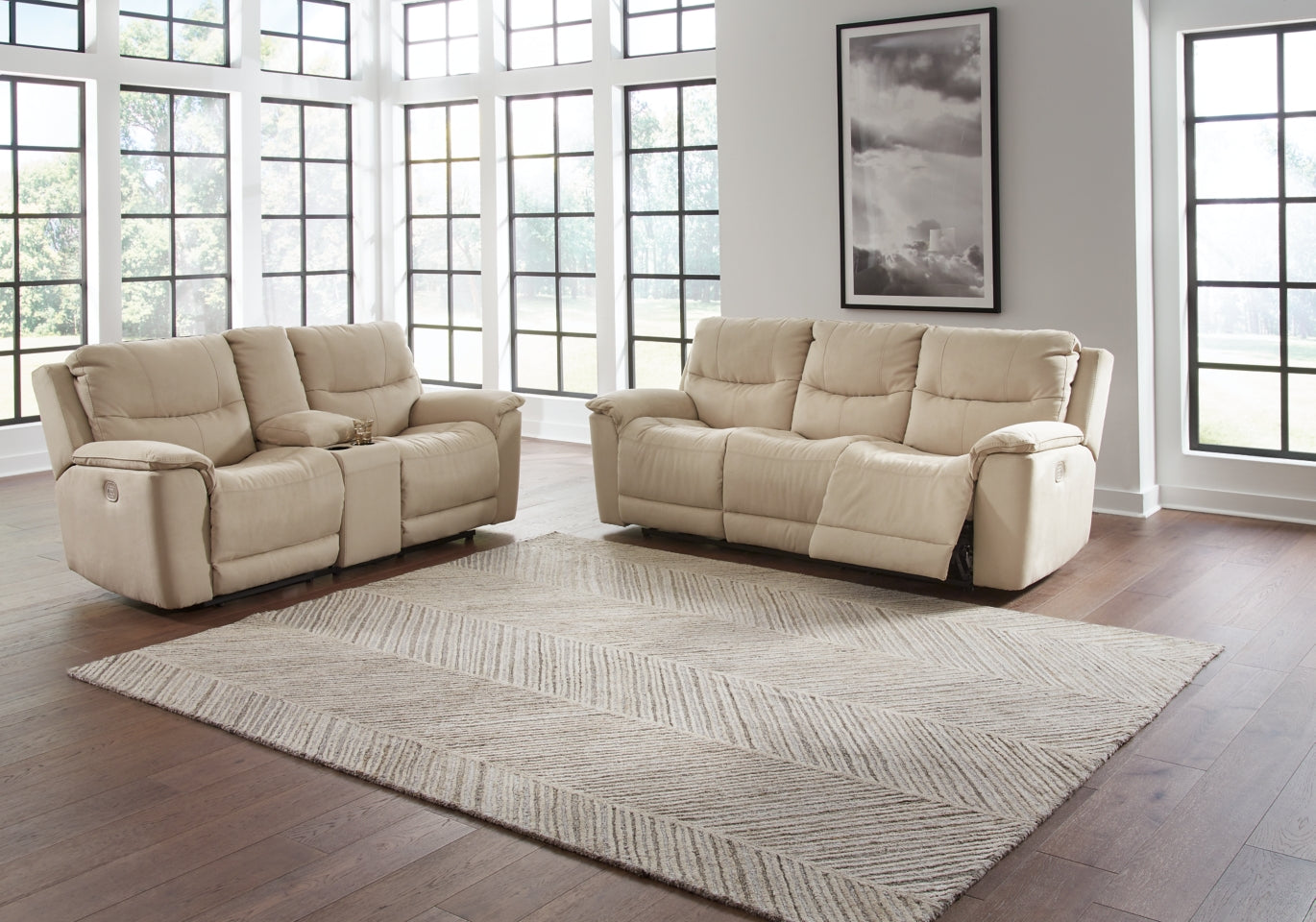 Next-Gen Gaucho Sofa, Loveseat and Recliner - PKG013180 - furniture place usa