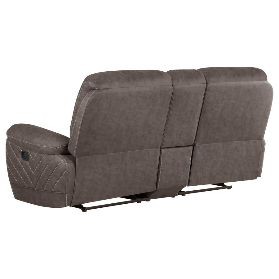 Variel Brown Motion Loveseat - furniture place usa