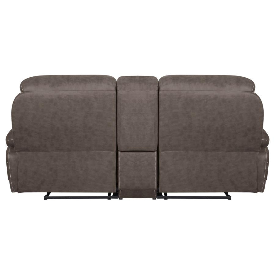 Variel Brown Motion Loveseat - furniture place usa