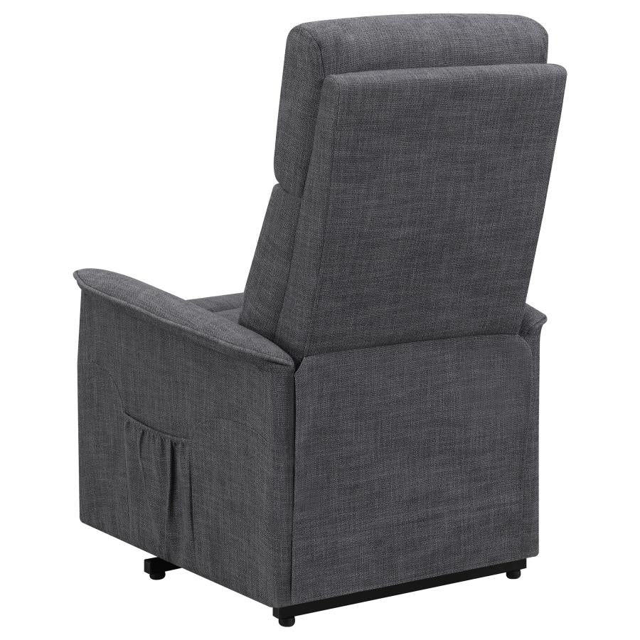 Herrera Grey Power Lift Massage Chair - furniture place usa