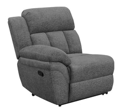 Bahrain Grey Laf Recliner - furniture place usa