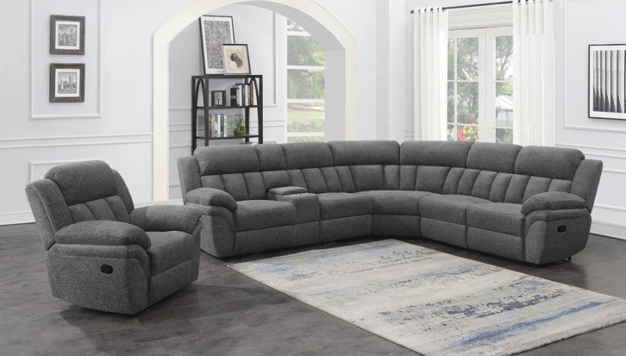 Bahrain Grey Glider Recliner - furniture place usa