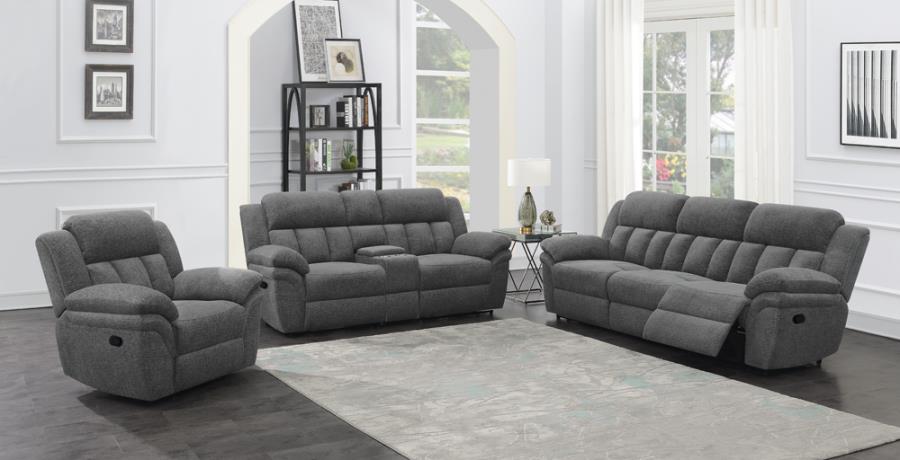 Bahrain Grey Glider Recliner - furniture place usa