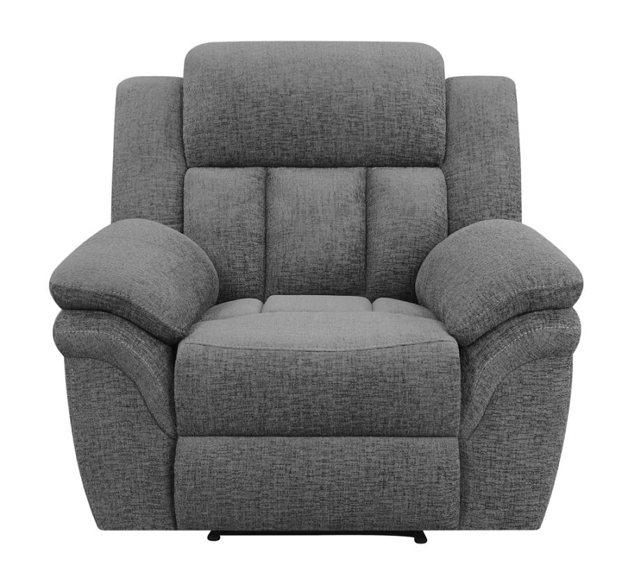 Bahrain Grey Glider Recliner - furniture place usa