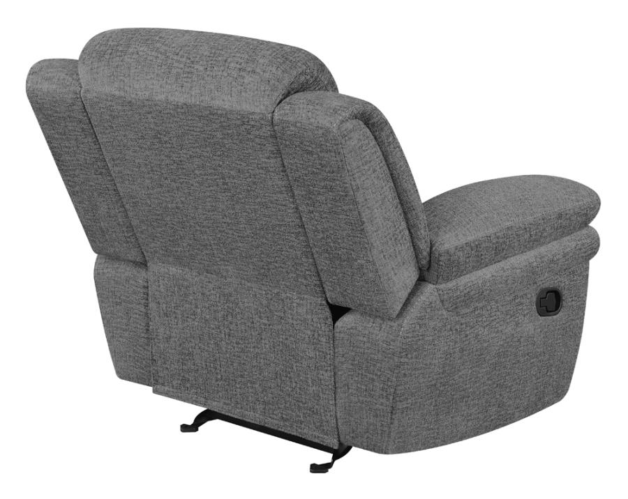 Bahrain Grey Glider Recliner - furniture place usa