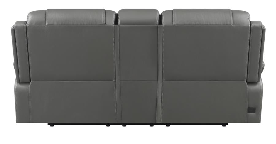 Flamenco Grey Power Loveseat - furniture place usa