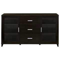 Lewes Brown 4 Pc Entertainment Center - furniture place usa