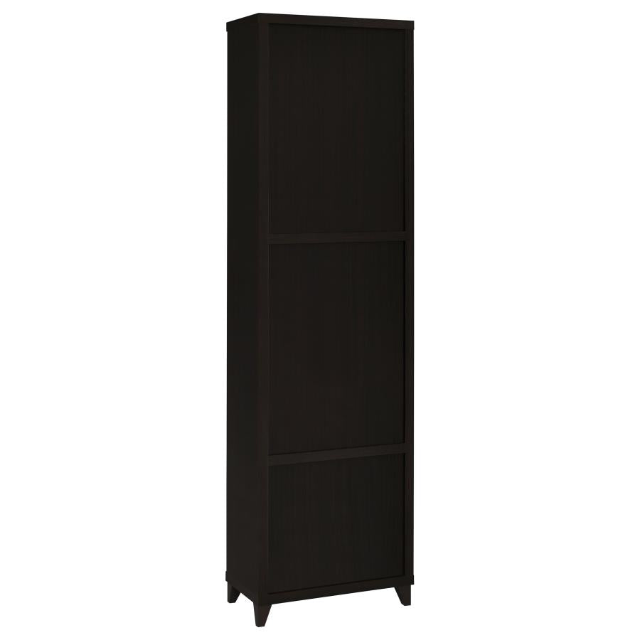 Lewes Brown 4 Pc Entertainment Center - furniture place usa