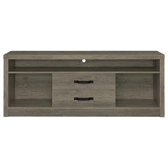 Burke Grey 3 Pc Entertainment Center - furniture place usa