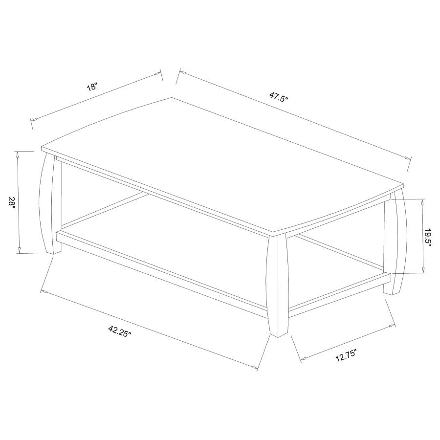 Dixon Brown Sofa Table - furniture place usa