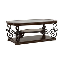 Laney Brown Coffee Table - furniture place usa
