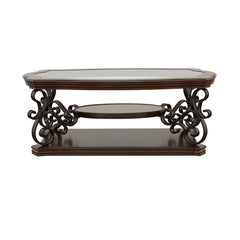 Laney Brown Coffee Table - furniture place usa