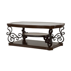 Laney Brown Coffee Table - furniture place usa