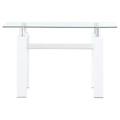 Dyer White Sofa Table - furniture place usa