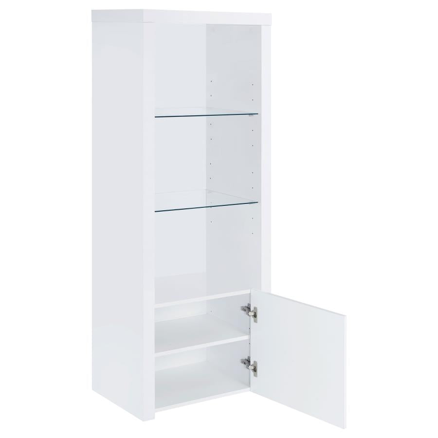 Jude White 3 Pc Entertainment Center - furniture place usa