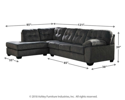 Accrington 2-Piece Sectional with Ottoman - PKG001584 - furniture place usa