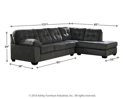 Accrington 2-Piece Sectional with Ottoman - PKG001586 - furniture place usa