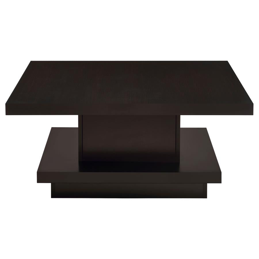 Reston Brown Coffee Table - furniture place usa