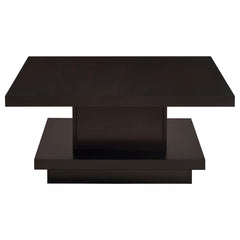 Reston Brown Coffee Table - furniture place usa
