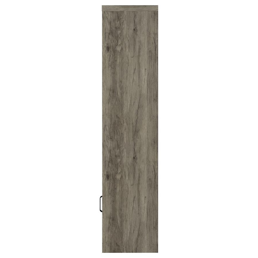 Burke Grey Media Tower - furniture place usa