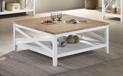 Maisy Brown Coffee Table - furniture place usa