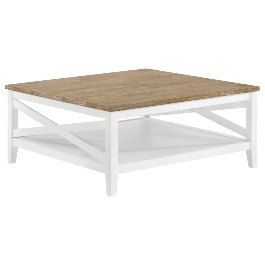 Maisy Brown Coffee Table - furniture place usa