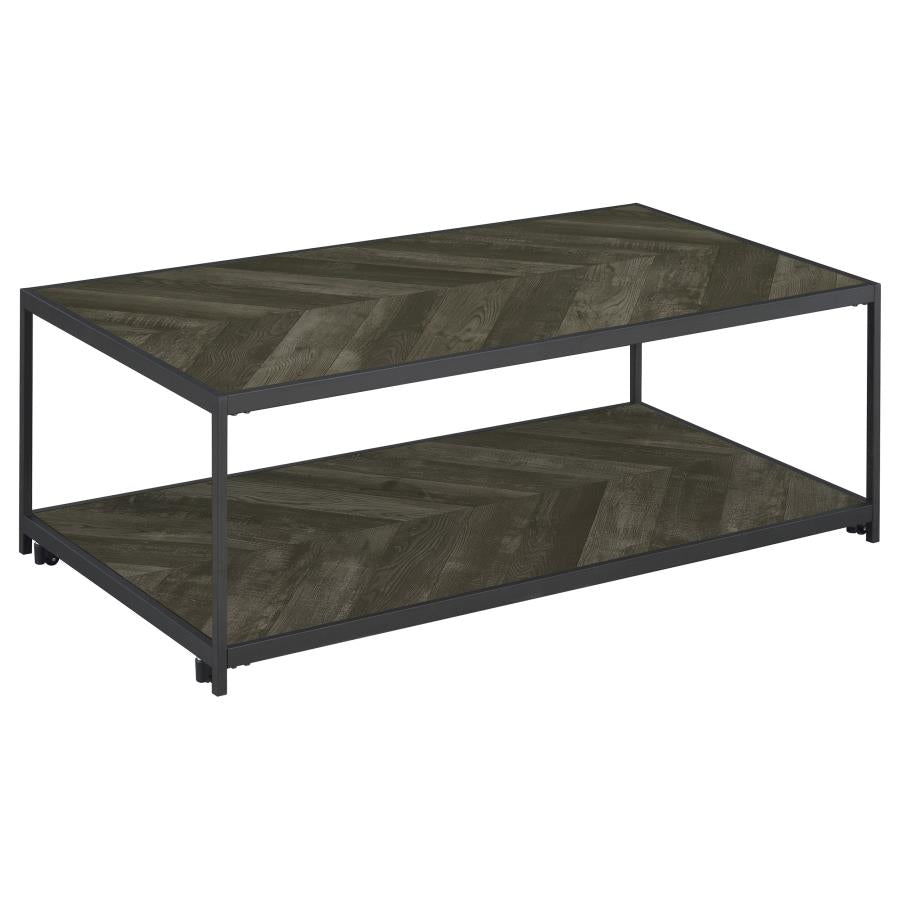 Beckley Grey Coffee Table - furniture place usa