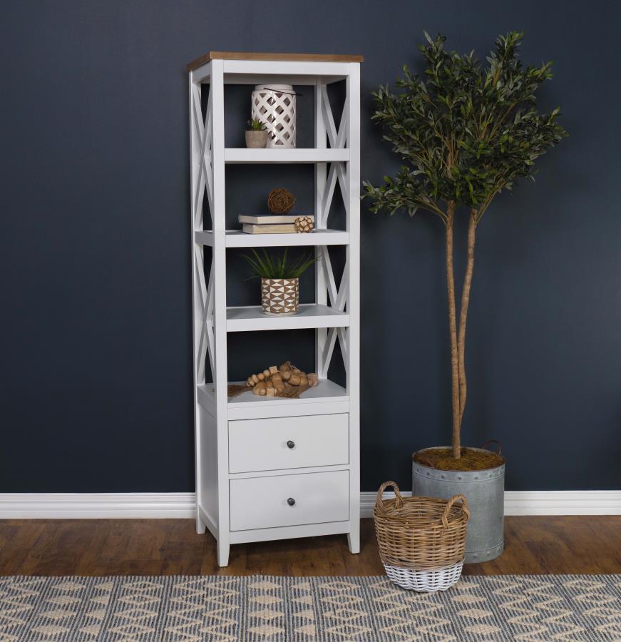 Angela Brown Media Tower - furniture place usa