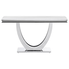 Kerwin White Sofa Table - furniture place usa