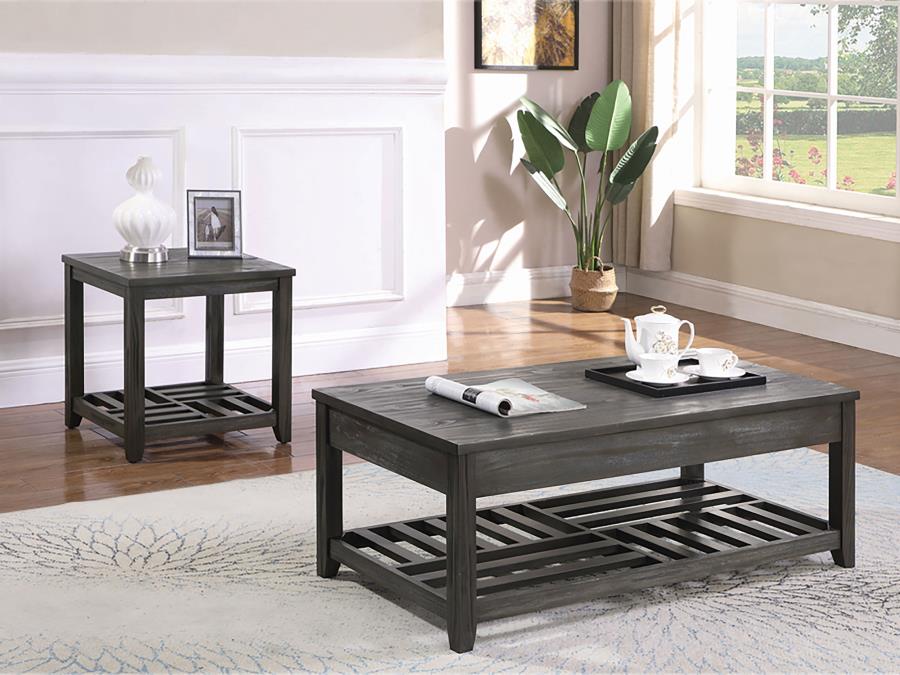 Cliffview Grey End Table - furniture place usa