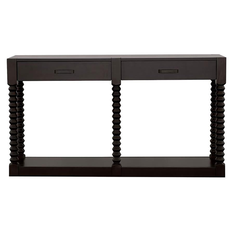 Meredith Brown Sofa Table - furniture place usa