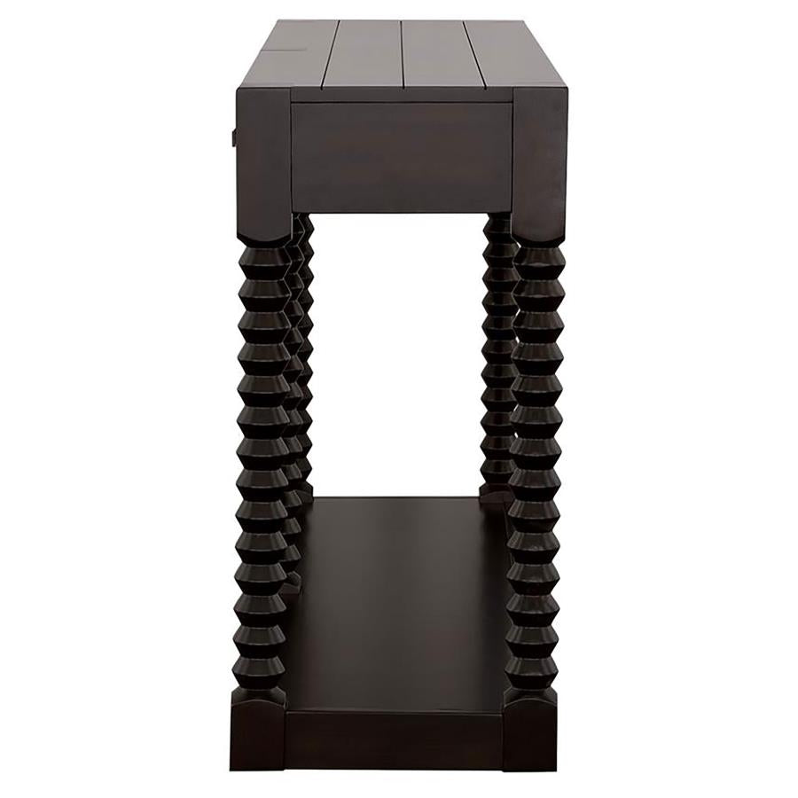 Meredith Brown Sofa Table - furniture place usa