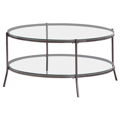 Laurie Black Coffee Table - furniture place usa