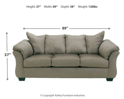 Darcy Sofa, Loveseat, Chair and Ottoman - furniture place usa