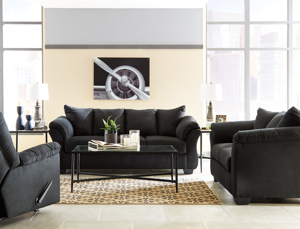 Darcy Sofa, Loveseat and Recliner - furniture place usa
