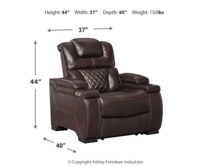 Warnerton Power Recliner - furniture place usa