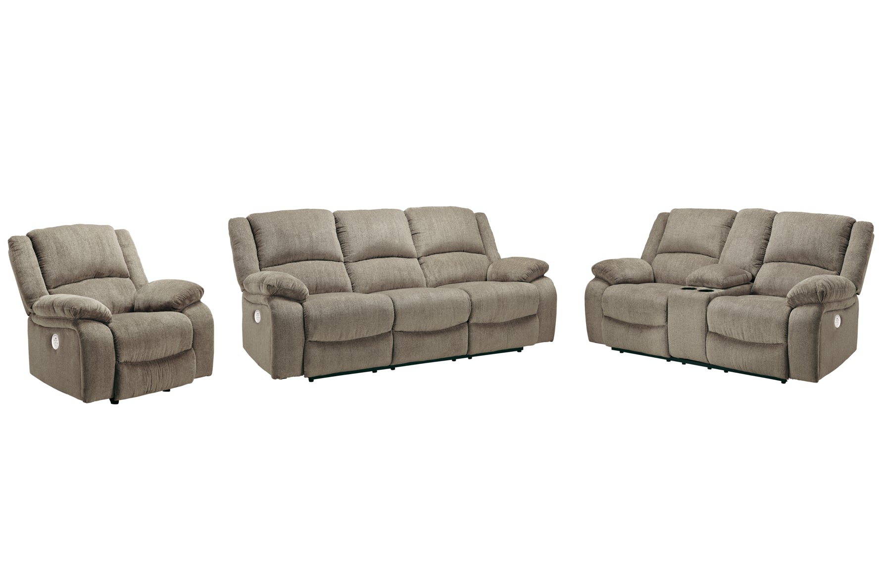 Draycoll Sofa, Loveseat and Recliner - PKG007318 - furniture place usa