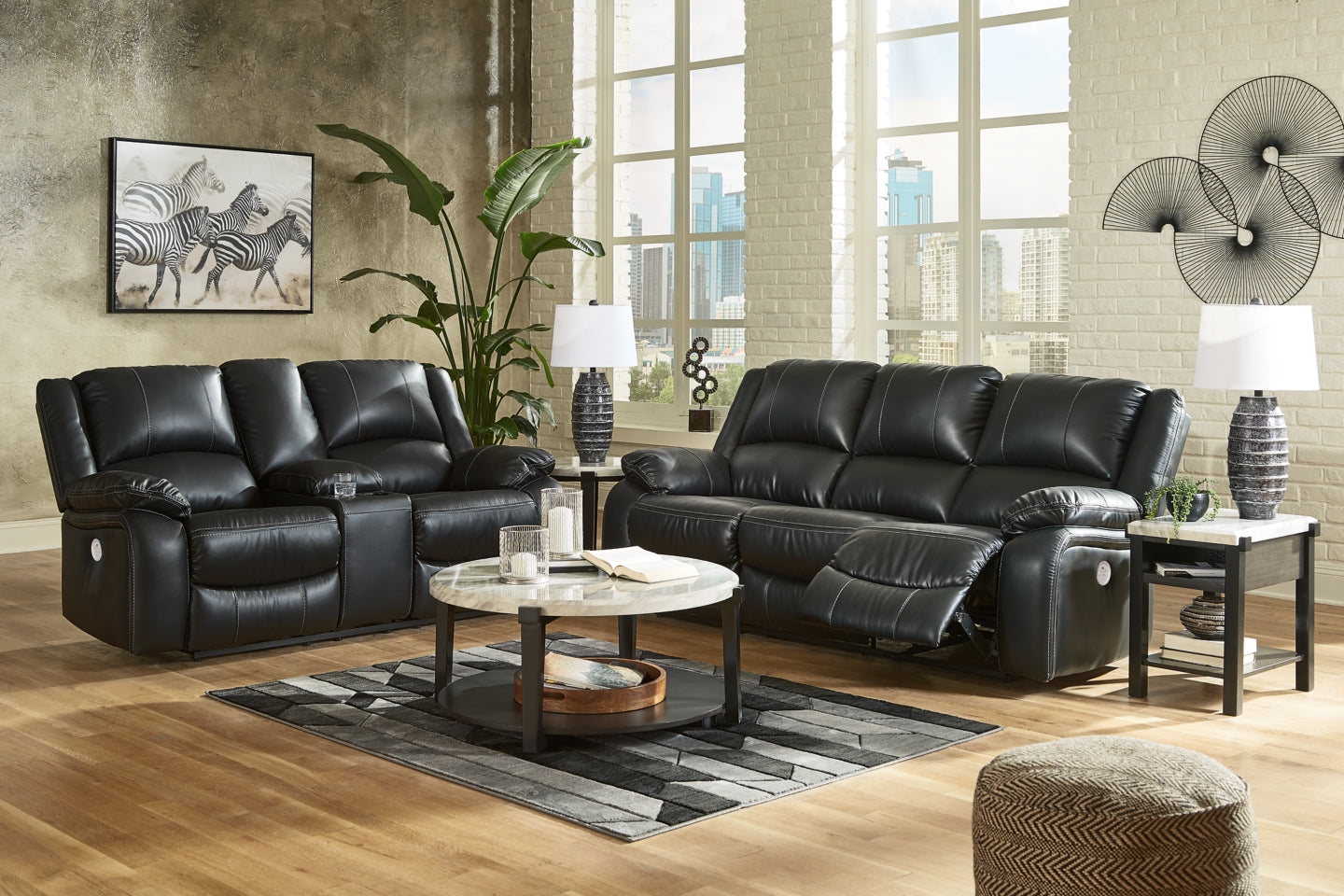 Calderwell Sofa and Loveseat - PKG007321 - furniture place usa