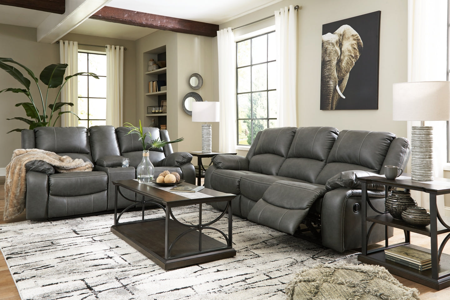 Calderwell Sofa and Loveseat - PKG007323 - furniture place usa