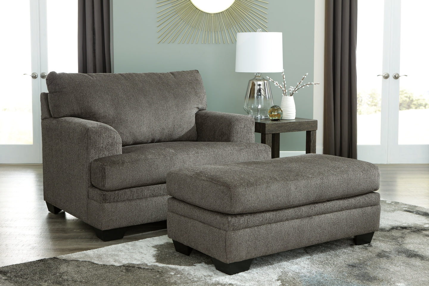 Dorsten Sofa Chaise, Chair, and Ottoman - furniture place usa
