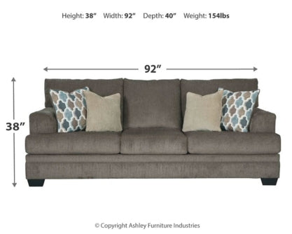 Dorsten Sofa, Loveseat and Recliner - furniture place usa